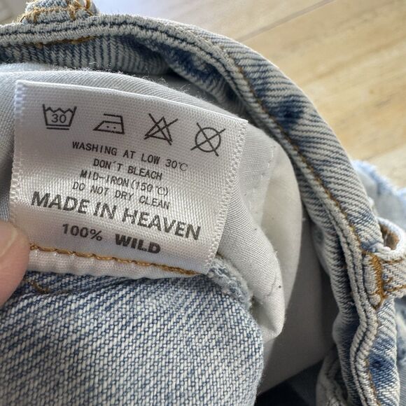 PCCVISION Japanese Dracula Denim Pants Jeans Distressed Grunge Goth Unisex Med - Picture 16 of 16